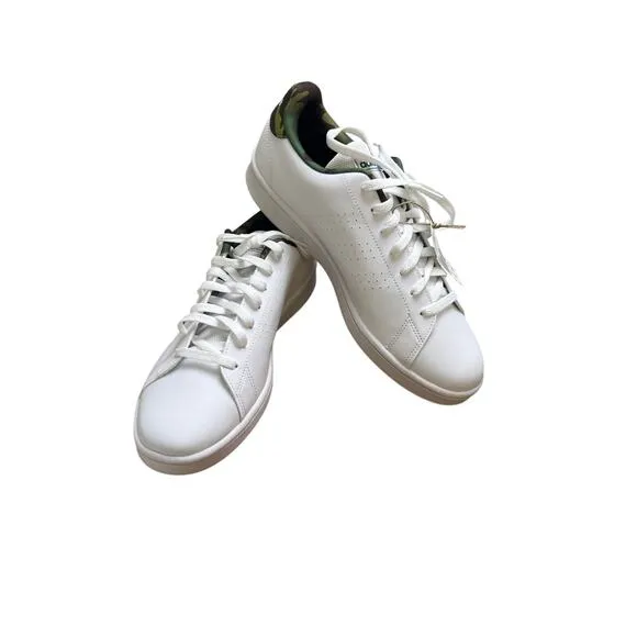 adidas Mens Advantage Base Court Lifestyle Shoes Camo/White Size 12