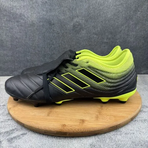 Adidas Mens Copa Gloro 19.2 FG Size 13 Shoes Black Yellow Soccer Boots Sneakers