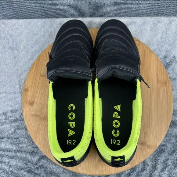 Adidas Mens Copa Gloro 19.2 FG Size 13 Shoes Black Yellow Soccer Boots Sneakers