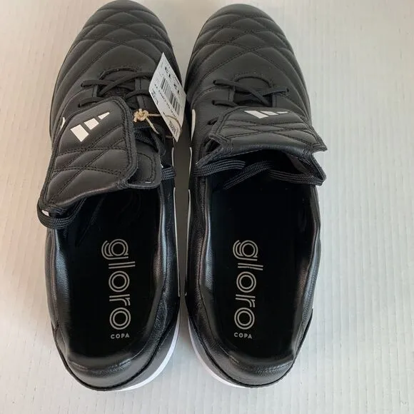 Adidas Mens Copa Gloro Athetic Core BlackWhite Leather Turf Soccer Shoes Sz12