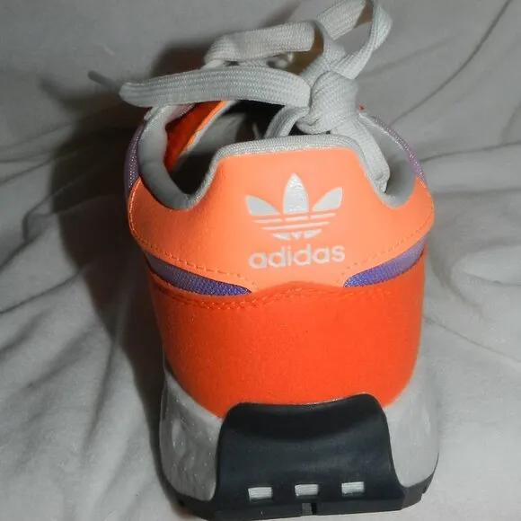 Adidas Mens RETROPY E5 Orange/Purple/White Road Running Shoes/Running Shoes-GX98