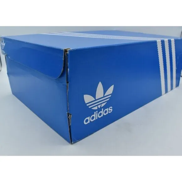 Adidas Mens Size 12 Forum 84 Low Off White Navy Blue Court Shoes Sneakers