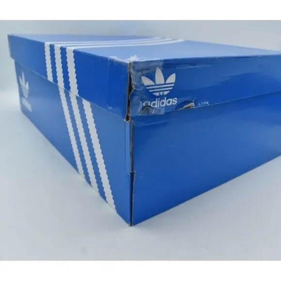 Adidas Mens Size 12 Forum 84 Low Off White Navy Blue Court Shoes Sneakers