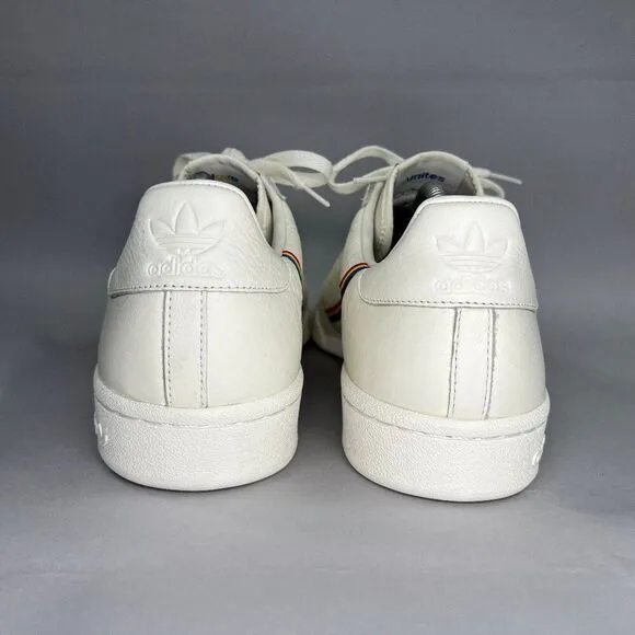 Adidas Men's Size 13 Continental 80 Pride Love Unites Leather Sneakers