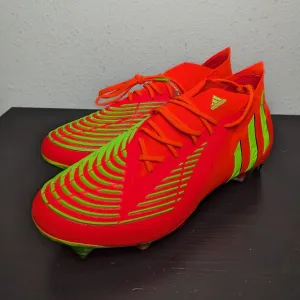 Adidas Mens Size 8.5 Women's 9.5 Predator Edge.1 SG GW1016 Soccer Cleats Shoes
