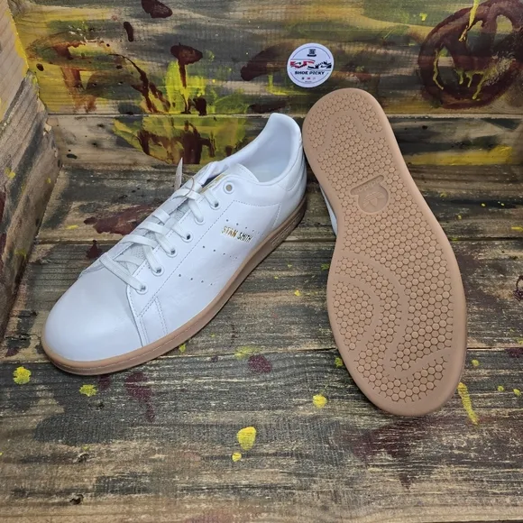 Adidas Men's Stan Smith 'Soccer Influence Pack - White Gum' ID1342 sz 10,10.5