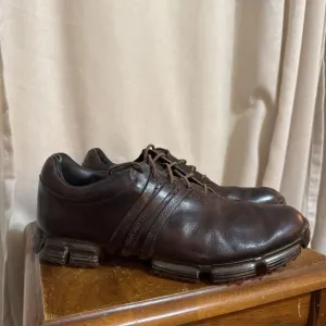 Adidas Mens Tour360 24 Boost Golf Shoes SPECIAL EDITION Brown Leather SIZE 11