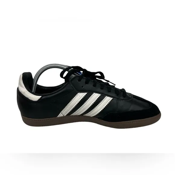 Adidas Mens US 7 Shoes Samba G00844 Black White Athletic Sneakers Soccer Futbol