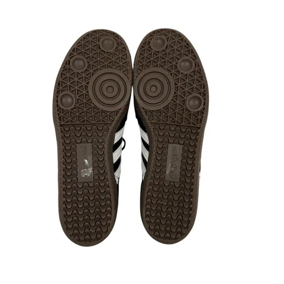 Adidas Mens US 7 Shoes Samba G00844 Black White Athletic Sneakers Soccer Futbol
