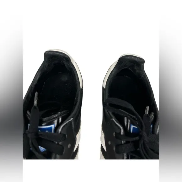 Adidas Mens US 7 Shoes Samba G00844 Black White Athletic Sneakers Soccer Futbol