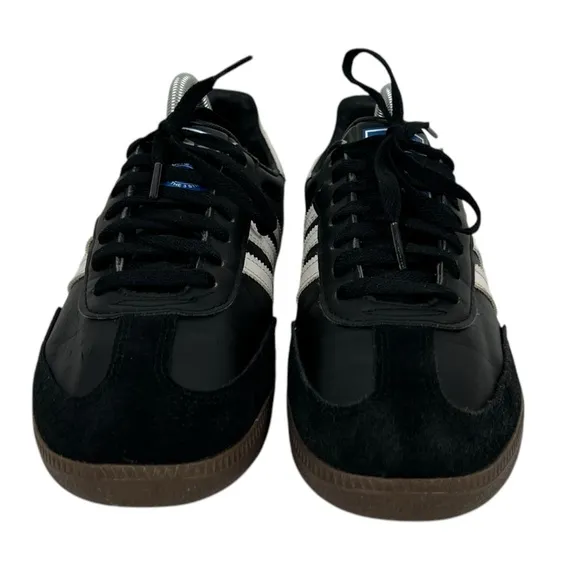 Adidas Mens US 7 Shoes Samba G00844 Black White Athletic Sneakers Soccer Futbol