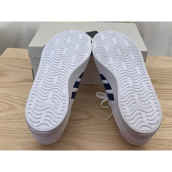adidas Men’s VLCourt 3.0 Shoes White Blue Size 10.5