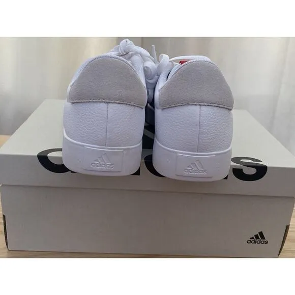 adidas Men’s VLCourt 3.0 Shoes White Blue Size 10.5