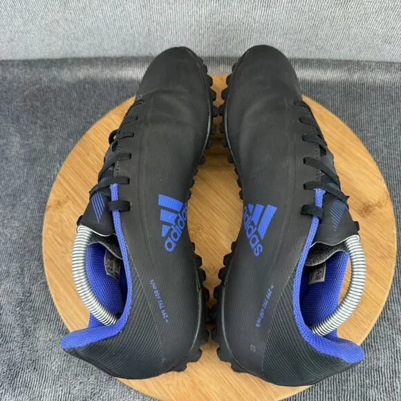 Adidas Mens X Speedflow4 Size 11 Shoes Black Blue Soccer Boots Sneakers FY3333