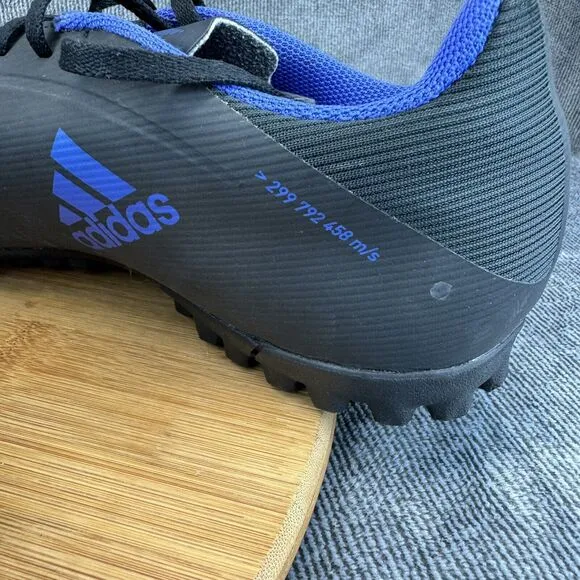 Adidas Mens X Speedflow4 Size 11 Shoes Black Blue Soccer Boots Sneakers FY3333