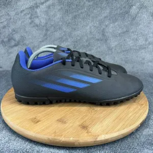 Adidas Mens X Speedflow4 Size 11 Shoes Black Blue Soccer Boots Sneakers FY3333