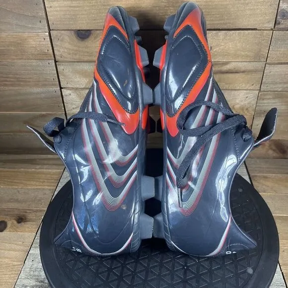 Adidas Mens Size 12 F10 Traxion Blue Red Lace Up Soccer Shoes Cleats Vintage