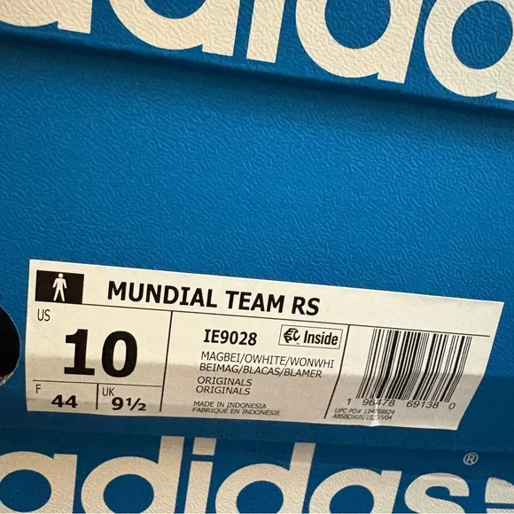 Adidas Mundial Team RS Shoes Magic Beige IE9028 Soccer Men’s Sz