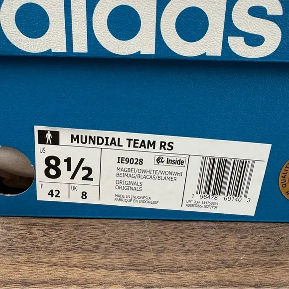 Adidas Mundial Team RS Shoes Magic Beige IE9028 Soccer Men’s Sz