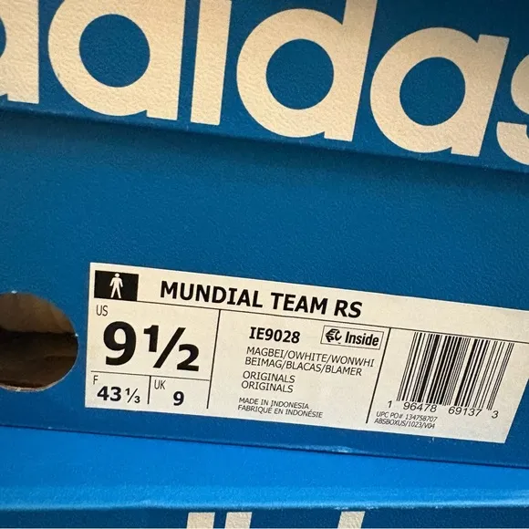 Adidas Mundial Team RS Shoes Magic Beige IE9028 Soccer Men’s Sz
