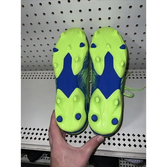 Adidas Nemeziz 19.3 FG Mens Soccer Cleats Size 13 Neon Green Blue Black FV3988