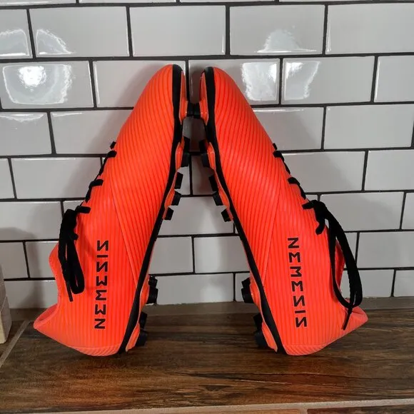 adidas Nemeziz 19.4 FxG Mens Size 12 Soccer Shoes Coral Black Futbol Sneakers
