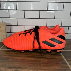adidas Nemeziz 19.4 FxG Mens Size 12 Soccer Shoes Coral Black Futbol Sneakers