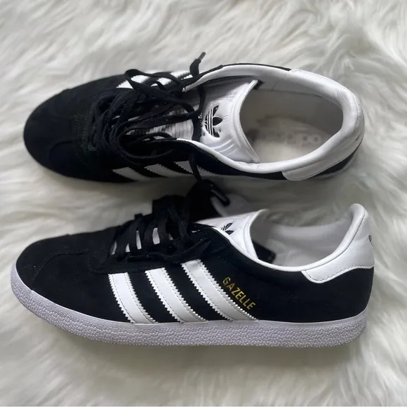Adidas Originals Gazelle Black White BB5476 Men's Size 9