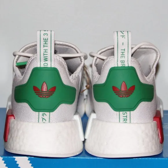Adidas Originals NMD_R1 Mexico Shoes Mens 11.5 White Red Green NMD