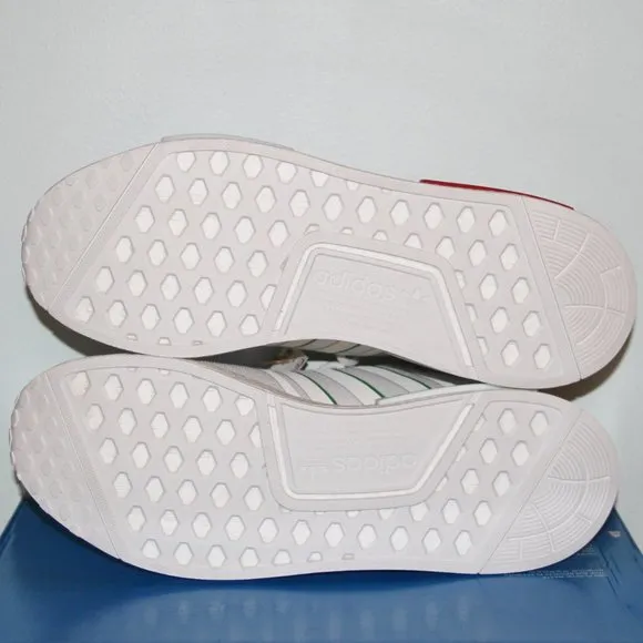 Adidas Originals NMD_R1 Mexico Shoes Mens 11.5 White Red Green NMD