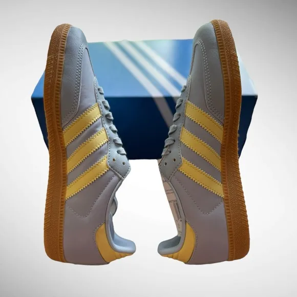 adidas Originals SAMBA OG J lowTOP Sneakers Size US 3 1/2 UK 3 Euro 35 1/2 NEW
