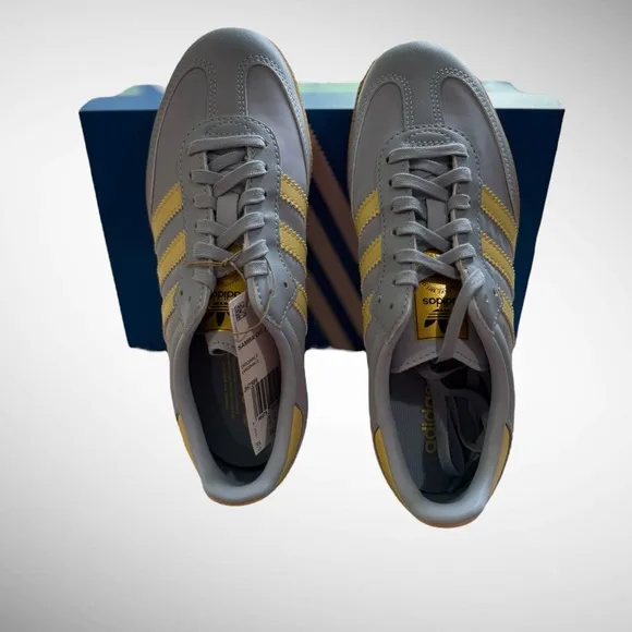 adidas Originals SAMBA OG J lowTOP Sneakers Size US 3 1/2 UK 3 Euro 35 1/2 NEW