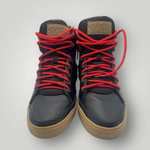 Adidas‎ Originals Top Court Hi Mens Shoes Size 9 Black &amp; Red Shw675001 ArtQ32586