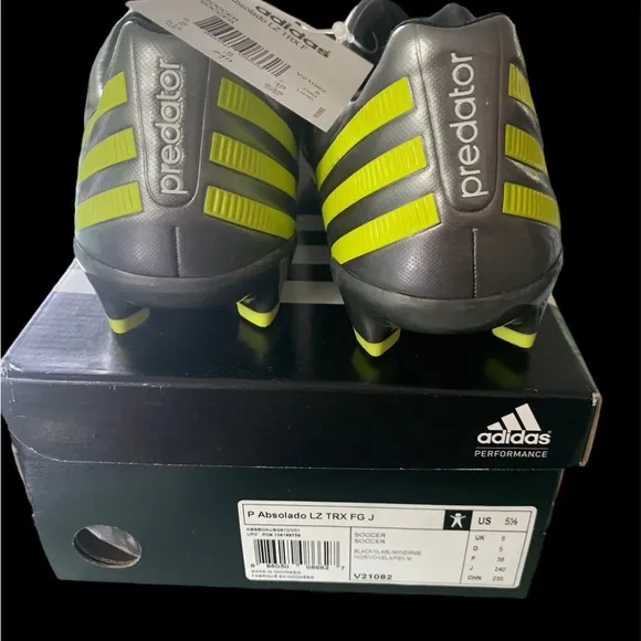 Adidas P ABSOLADO LZ TRX FG Junior Soccer Shoes Size 5.5 NWT