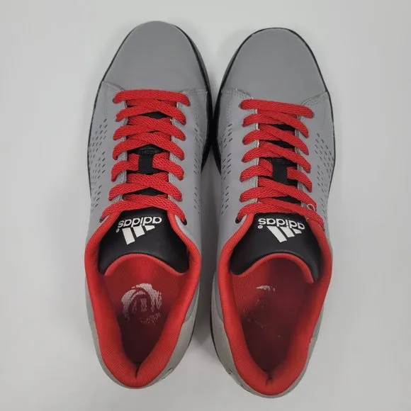 Adidas Performance D Rose Lakeshore Men Gray Red Athletic Shoes C75748 US Size 9