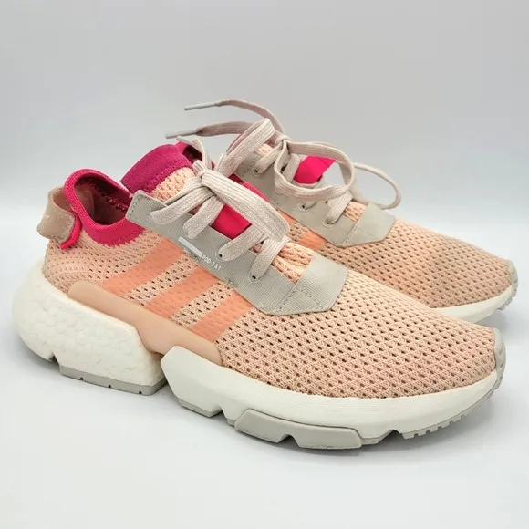 Adidas POD-S3.1 Juniors EE8715 Athletic Shoes Sneakers Pink Peach Big Kids 5.5