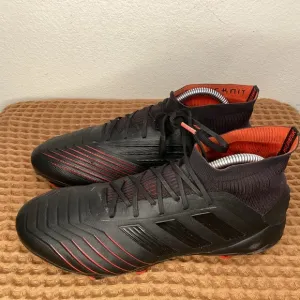Adidas Predator 19.1 FG Mens Sz 7 Black Red‎ Archetic Pack Soccer Cleats Shoes