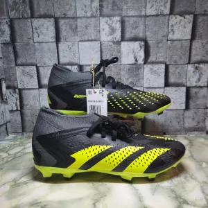 Adidas Predator Accuracy .2 Firm Ground Soccer Cleat Size 6 Black Yellow