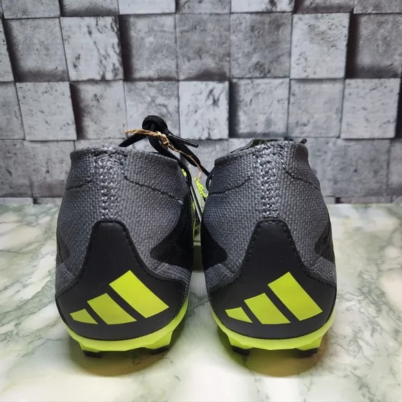 Adidas Predator Accuracy .2 Firm Ground Soccer Cleat Size 6 Black Yellow