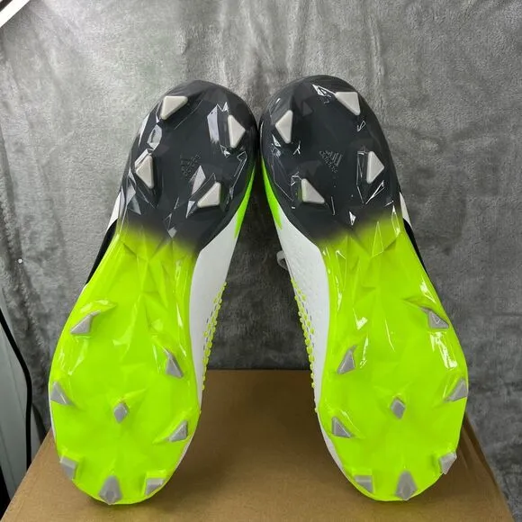 Adidas Predator Accuracy.2 FG Soccer Cleats‎ Shoes White GZ0028 Mens Size 12
