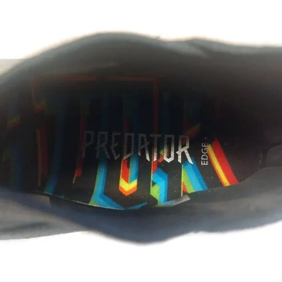 Adidas Predator Edge  FG Firm Ground Soccer Shoes Mens 13 Metallic Silver Black
