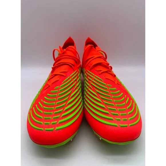 Adidas Predator Edge.1 FG Cleats Men's Soccer Shoes Solar Red GW1029 Size 10 NIB