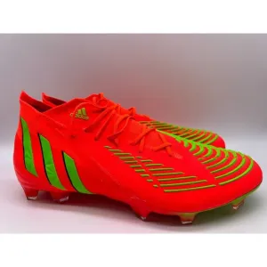 Adidas Predator Edge.1 FG Cleats Men's Soccer Shoes Solar Red GW1029 Size 10 NIB