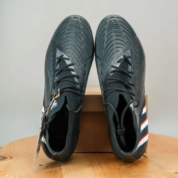 Adidas Predator Edge.1 FG Mens Size 12.5 Soccer Cleats Core Black Firm Ground