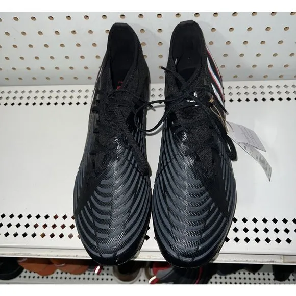 Adidas Predator Edge.2 FG Mens Soccer Cleats Size 13 Black Blue Red White GW2271