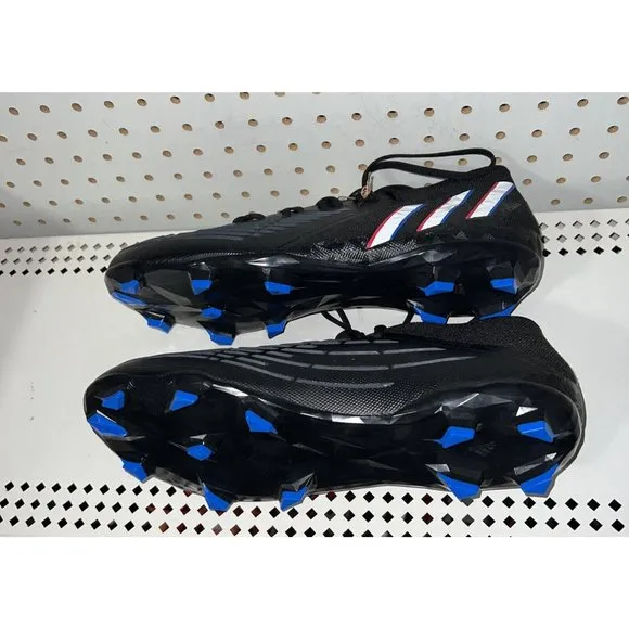 Adidas Predator Edge.2 FG Mens Soccer Cleats Size 13 Black Blue Red White GW2271