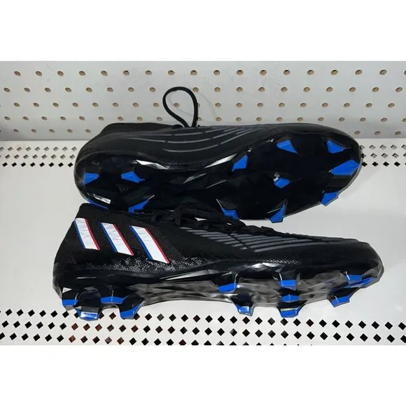 Adidas Predator Edge.2 FG Mens Soccer Cleats Size 13 Black Blue Red White GW2271