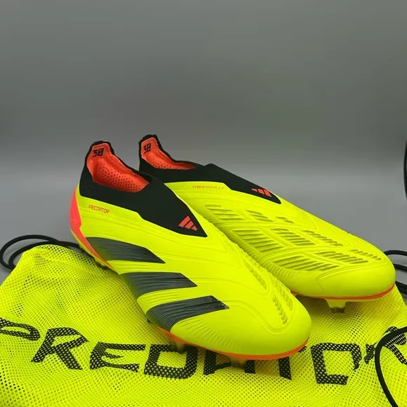 Adidas Predator Elite Laceless FG Men's Football Shoes Soccer  IE2366 NEW