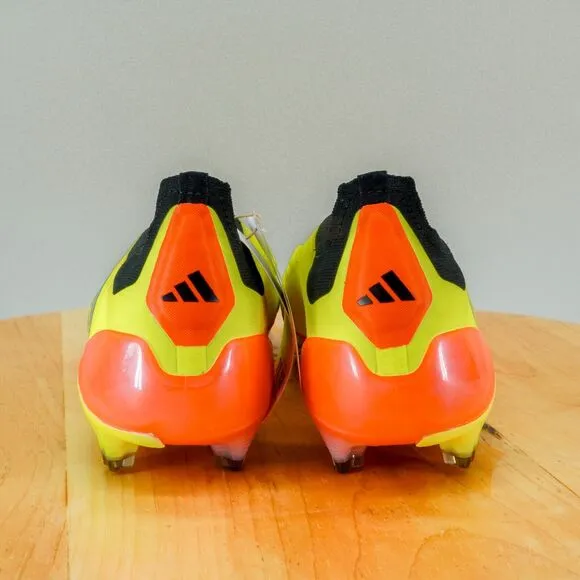 Adidas Predator Elite LL FG Mens Size 11 Soccer Cleats Laceless Solar Yellow/Red