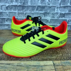 Adidas Predator Tango 18.4 DB2138 Black‎ Yellow Soccer Cleats Shoes Mens Size 10